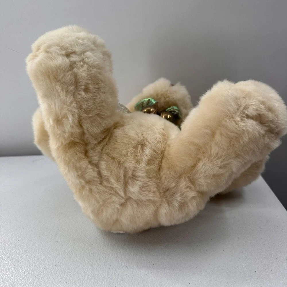 Seasons Greetings Teddy‎ Bear Jingle Bell Bow Plush 12